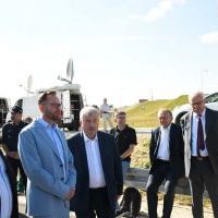 Samorządowcy Powiatu Miechowskiego na otwarciu S7 w Małoszowie