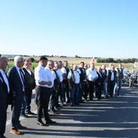 Motocykliści z Klubu Gryf Miechów szykują się do otwarcia S7 w Moczydle