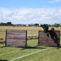 Rywalizacja panów w sztafecie strażackiej