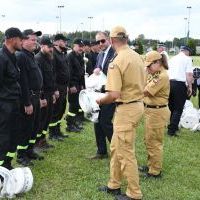 Węże strażackie otrzymały wszystkie drużyny OSP z Powiatu Miechowskiego