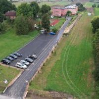Parking i droga do SOSW Zagorzyce po remoncie
