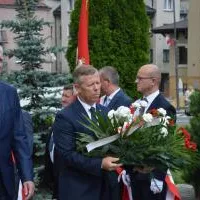 Święto WP Miech&oacute;w 2019 - wicepremier Jarosław Gowin i wojewoda Piotr Ćwik