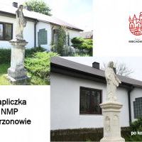 Kapliczka NMP w Trzonowie - przed i po gruntownej konserwacji