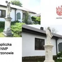 Kapliczka NMP w Trzonowie - przed i po gruntownej konserwacji