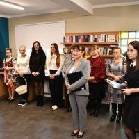 Gospodarze otwarcia biblioteki w Dziaduszycach