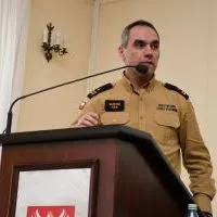 Komendant KPP PSP Miech&oacute;w mł. bryg. Mariusz Idzik