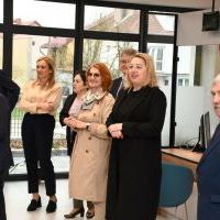 Starosta i radni Powiatu Miechowskiego w nowym Wydziale Komunikacji