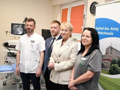 Otwarcie zmodernizowanej pracowni w miechowskim szpitalu