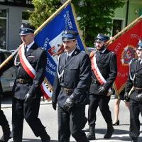 Miechowskie Święto Uchwalenia Konstytucji 3 Maja - poczty sztandarowe OSP