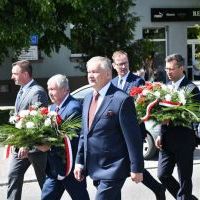 Miechowskie Święto Uchwalenia Konstytucji 3 Maja - włodarze samorządów powiatu oraz Miechowa