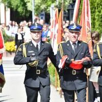 Miechowskie Święto Uchwalenia Konstytucji 3 Maja - poczet flagowy KP PSP Miechów