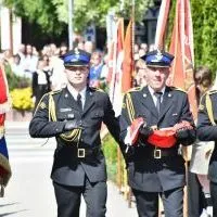 Miechowskie Święto Uchwalenia Konstytucji 3 Maja - poczet flagowy KP PSP Miech&oacute;w