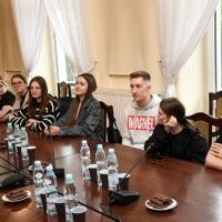 Studenci Uniwersytetu Rolniczego w Krakowie z wizytą studyjną u miechowskich starostów