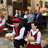 Msza św. dożynkowa w Kościele pw. św. Mikołaja w Słaboszowie
