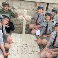 Migawka z pobytu harcerzy z LO Miechów na Monte Cassino