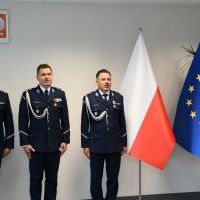 Od lewej: mł. insp. Jacek Ros&oacute;ł, insp. Maciej Kubiak, insp. Jacek Cholewa