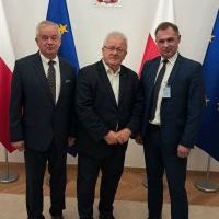 Starostowie Miechowscy z Ministrem Rolnictwa - Czesławem Siekierskim