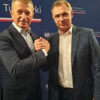 Spotkanie Wicestarosty Jerzego Pułki z Wiceministrem Sportu Ireneuszem Rasiem