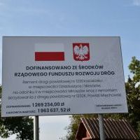 Inwestycja była dofinansowana ze środk&oacute;w rządowego funduszu rozwoju dr&oacute;g