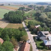 Droga powiatowa nr 1230K - ujęcie z drona