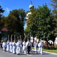 Uroczysta procesja do bazyliki Grobu Bożego