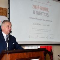 Starosta wita przybyłych Gości