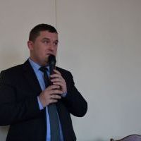 VIII Sesja Rady Powiatu Miechowskiego - przemawia Dyrektor KOWR