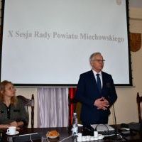 X Sesja Rady Powiatu Miechowskiego 28 lutego 2025 roku
