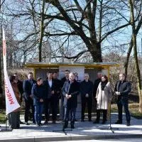 Otwarcie drogi powiatowej w miejscowości Jaksice, Kamieńczyce i Komor&oacute;w - przemowa Starosty