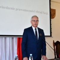 XI Sesja Rady Powiatu Miechowskiego - Przewodniczący Rady