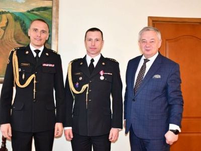 Komendant Wojewódzki PSP, Komendant Powiatowy PSP i Starosta Miechowski