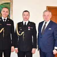 Komendant Wojew&oacute;dzki PSP, Komendant Powiatowy PSP i Starosta Miechowski