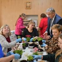 Panie z Kół Gospodyń Wiejskich podczas warsztatów