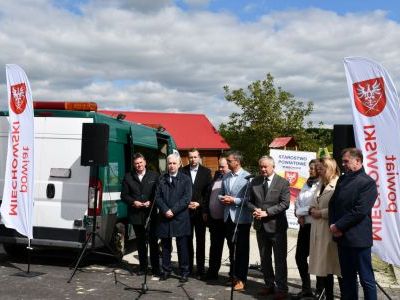 Otwarcie wyremontowanej drogi w Strzeżowie Pierwszym