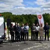 Otwarcie wyremontowanej drogi w Strzeżowie Pierwszym 