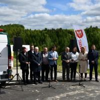 Otwarcie wyremontowanej drogi w Strzeżowie Pierwszym 