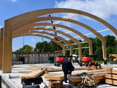 Budowa nowego boiska wielofunkcyjnego przy LO w Miechowie