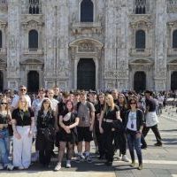 Uczniowie z ZS Nr 2 w Miechowie - zdjęcie grupowe