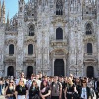 Uczniowie z ZS Nr 2 w Miechowie - zdjęcie grupowe