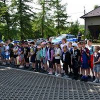 Dzień dziecka powiatowych służb mundurowych - młodzi uczestnicy wydarzenia