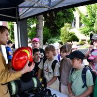 Dzień dziecka powiatowych służb mundurowych - stanowisko Straży