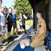 Dzień dziecka powiatowych służb mundurowych - stanowisko Straży