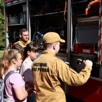 Dzień dziecka powiatowych służb mundurowych - stanowisko Straży