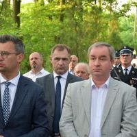 Przedstawiciele samorządów w trakcie uroczystości