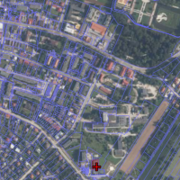 Mapa przedstawiająca lokalizację nieruchomości