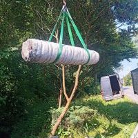 Konserwacja kamiennej kapliczki Matki Bożej Bolesnej z 1686 roku w Kalinie Małej - kolumna