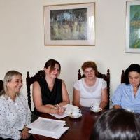 Spotkanie w sprawie Dożynek Powiatowych w gabinecie Starosty Miechowskiego