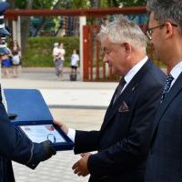 Obchody Święta Policji - podziękowanie dla Starosty Miechowskiego