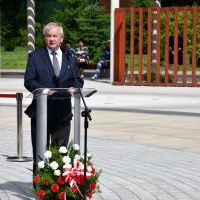 Obchody Święta Policji -przemowa Starosty Miechowskiego