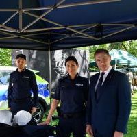 Obchody Święta Policji - stoisko promocyjne Policji